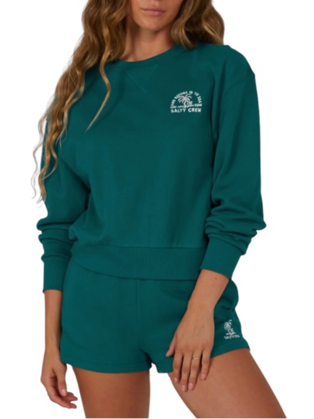 Salty Crew ($95) French Terry Crewneck - PTP 22
